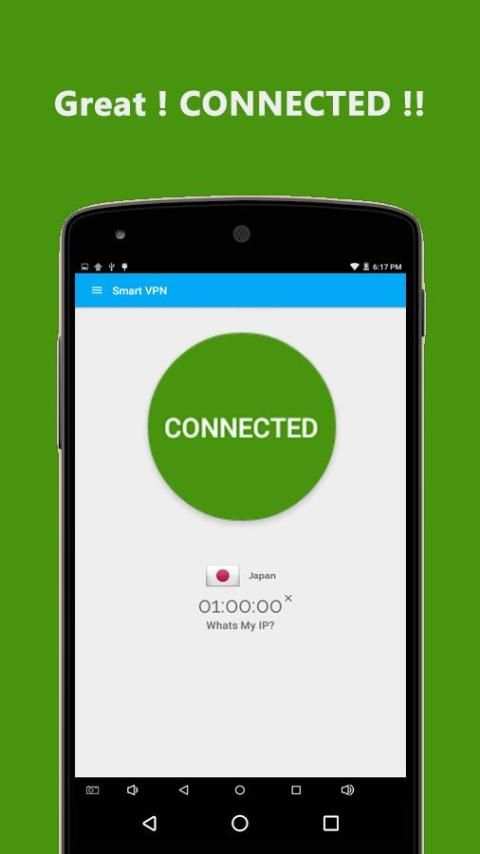 Free VPN Proxy by SmartVPN स्क्रीनशॉट 1