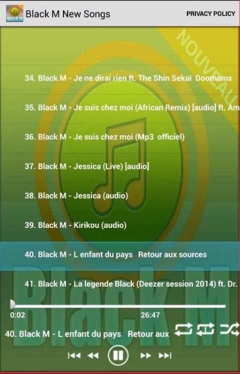 Black M New Songs скриншот 3