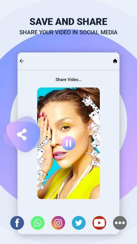 Video maker from photos with music - Video editor स्क्रीनशॉट 7