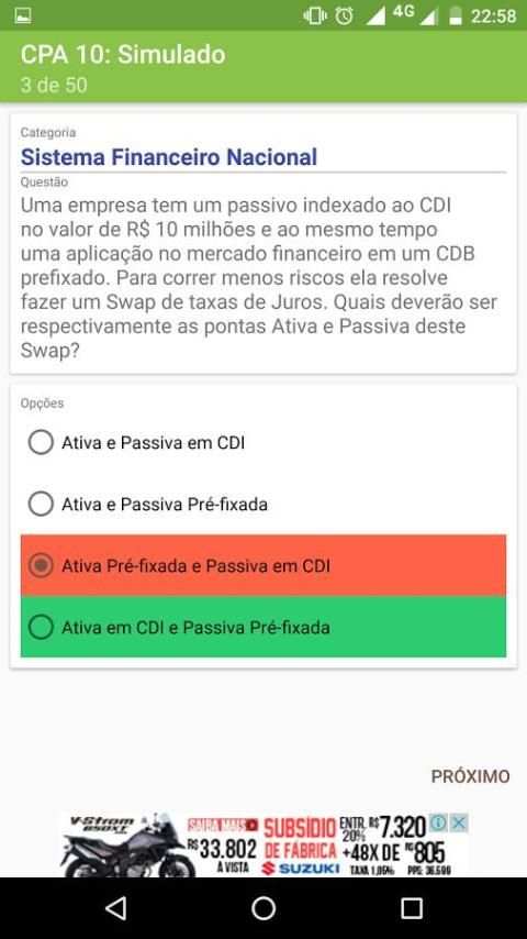 CPA 10 Simulado screenshot 3