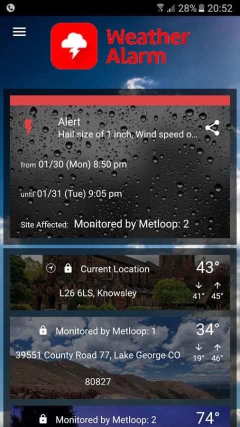 Weather Alarm screenshot 5