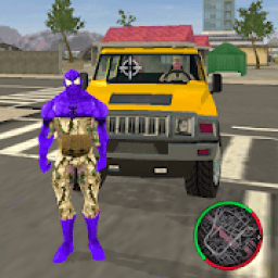 Army Spider Rope Hero Gangstar OffRoad Crime आइकन