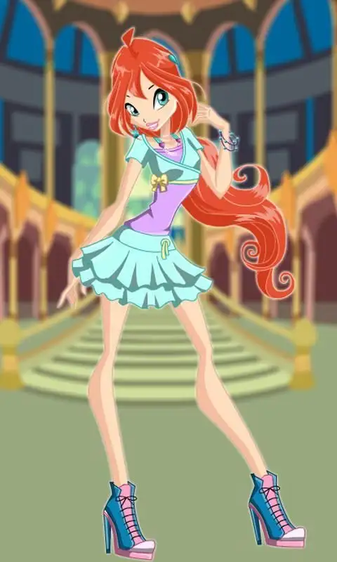 Super cute Winx chibi Bloom in season 3 outfits including