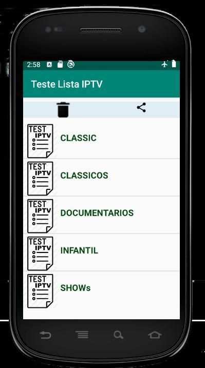 IPTV teste Listas screenshot 3