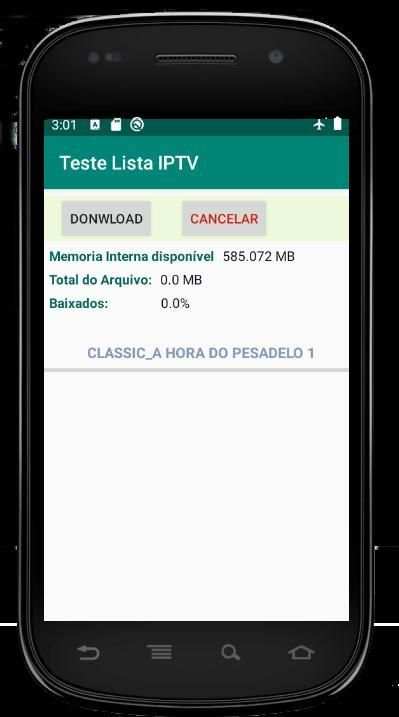 IPTV teste Listas screenshot 1