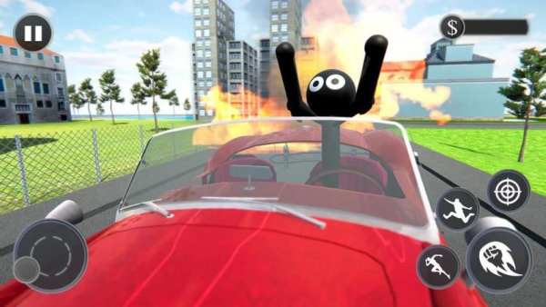 Real Stickman Ninja Rope Hero Spider: Vice Town स्क्रीनशॉट 3