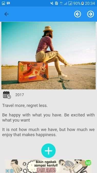 Caption Quotes App скриншот 2