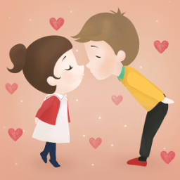 Oh, My darling Atom theme أيقونة