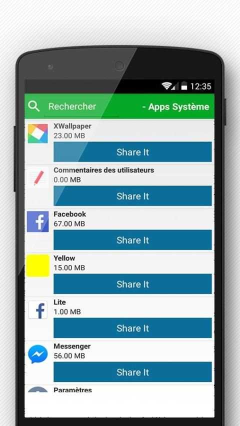 شريط - ارسال التطبيقات بلوتوث screenshot 2