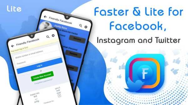 Faster & Lite for Facebook, Instagram and Twitter screenshot 1