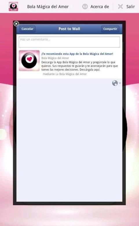 Bola Mágica del Amor screenshot 1