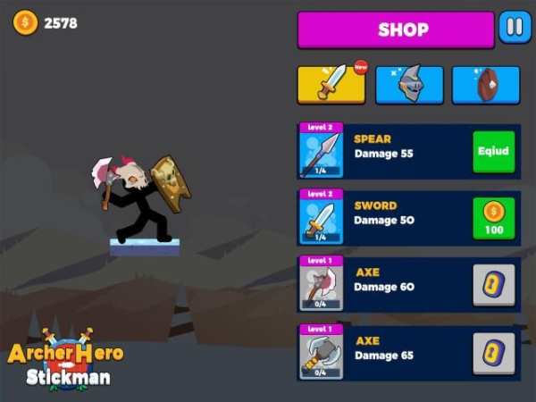 Stickman Archer Hero: Super Bow Legend Fight screenshot 2