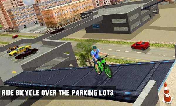 Rooftop BMX Bicycle Stunts screenshot 13