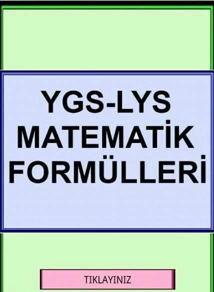 YGS LYS Matematik Formülleri screenshot 5
