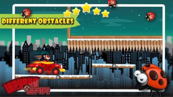Ladybug Racing Car Game скриншот 3