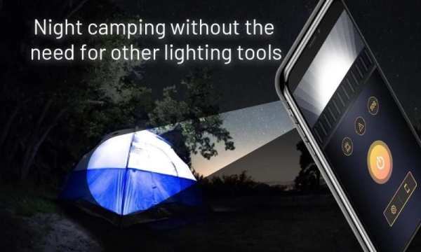 Super powerful flashlight स्क्रीनशॉट 1