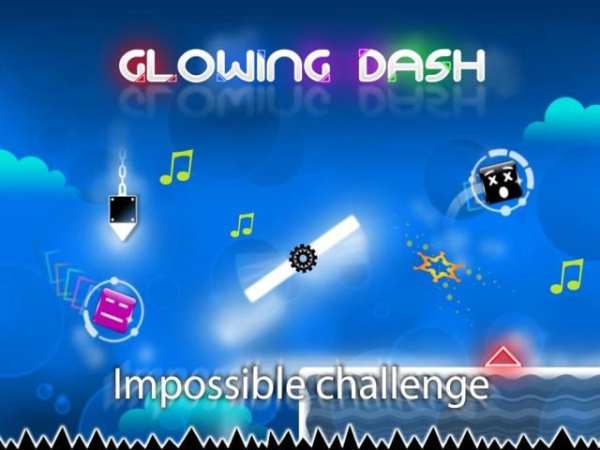 Glowing Dash Meltdown скриншот 4