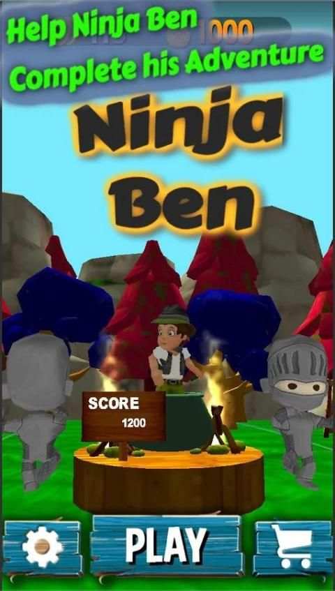 Ninja Ben 10 levels Game скриншот 6
