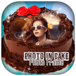 Birthday Cake photo frame आइकन