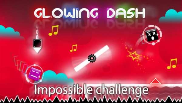 Glowing Dash Meltdown скриншот 8