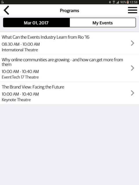 Official Confex 2017 VIP App screenshot 3