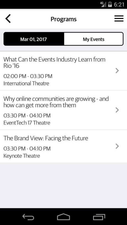 Official Confex 2017 VIP App скриншот 7