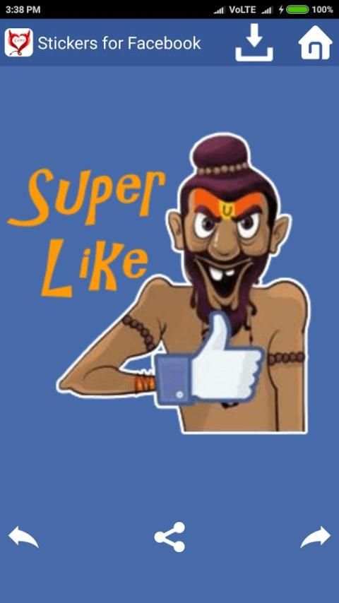 Stickers for Facebook screenshot 2