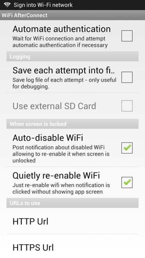 WiFi AfterConnect Web Login स्क्रीनशॉट 1