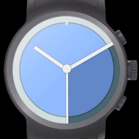 Material Clock Watch Face скриншот 2
