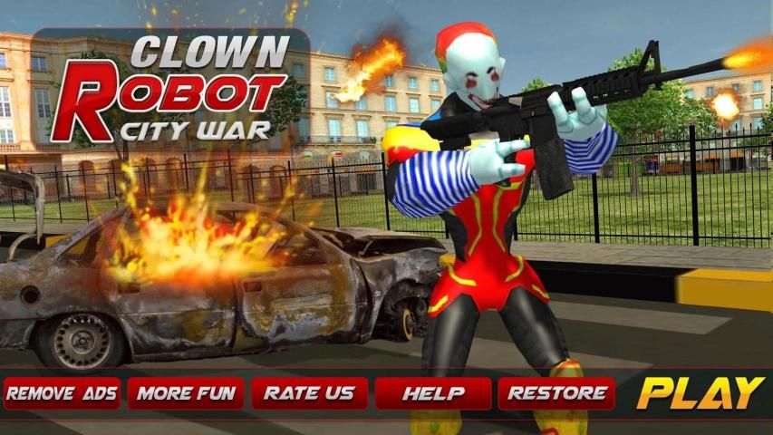 Hero Clown City Robot Battle screenshot 4
