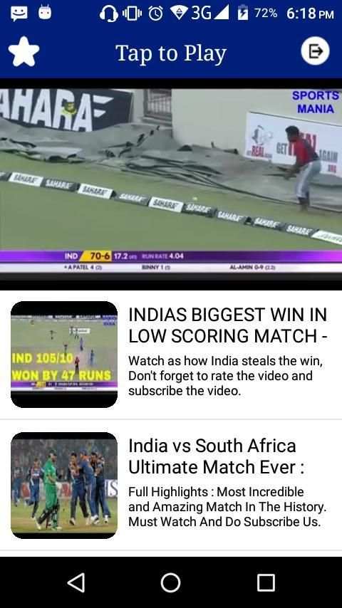 Watch Cricket स्क्रीनशॉट 3