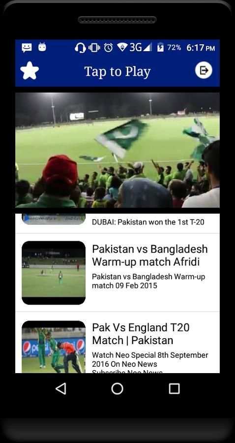 Watch Cricket स्क्रीनशॉट 4