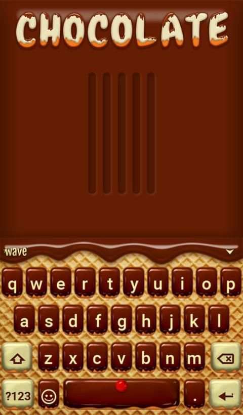 Chocolate Animated Keyboard स्क्रीनशॉट 2