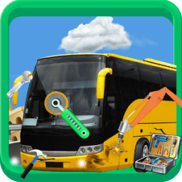 Bus Repair Mechanic Shop icon