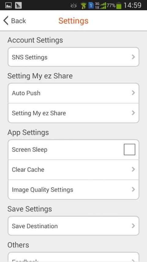 ez Share Android app स्क्रीनशॉट 8