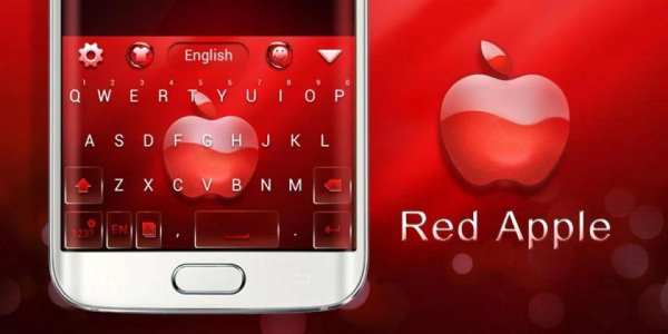 Red Apple GO Keyboard Theme screenshot 5