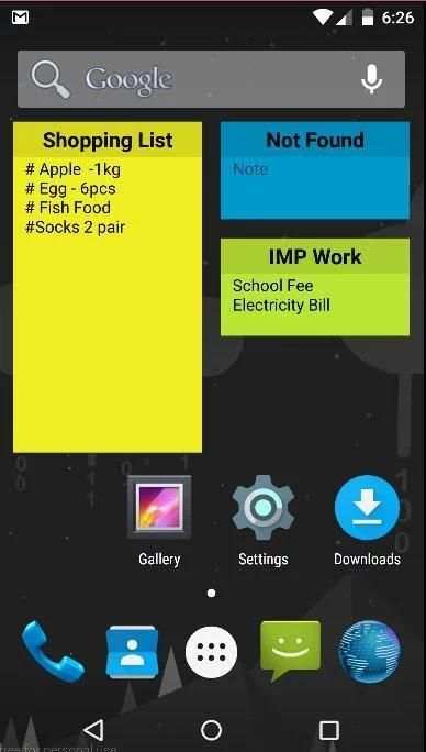 Lock-Hide Note screenshot 1