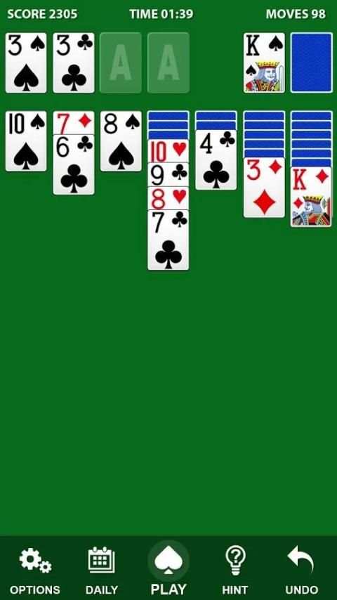Solitaire स्क्रीनशॉट 2