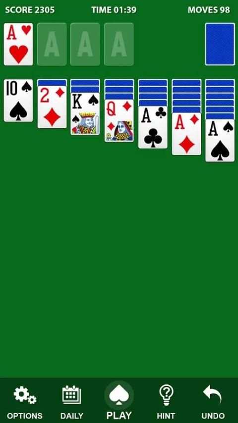 Solitaire स्क्रीनशॉट 1