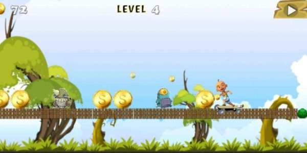 Upin Run Ipin Dash скриншот 4