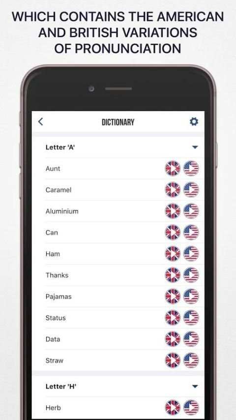 British Accent Learn स्क्रीनशॉट 2