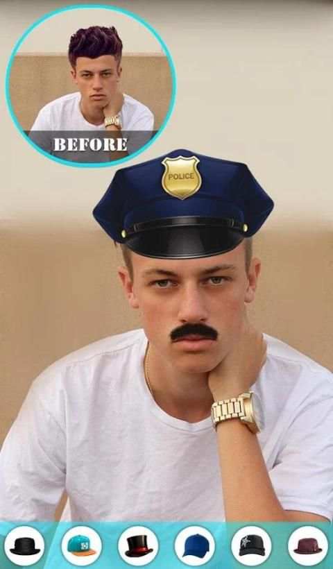 Cap & Hat Photo Editor скриншот 5