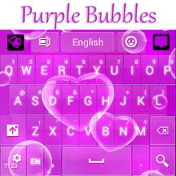 Purple Bubbles Keyboard