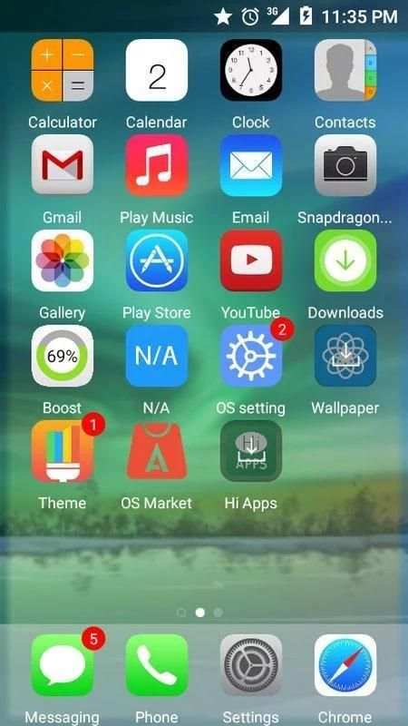 Launcher for ios and iPhone 7 screenshot 3