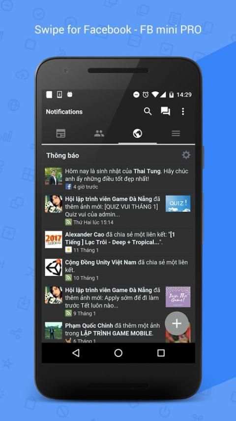 New Messenger for Facebook स्क्रीनशॉट 4