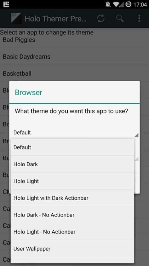 Holo Themer Xposed Module скриншот 2