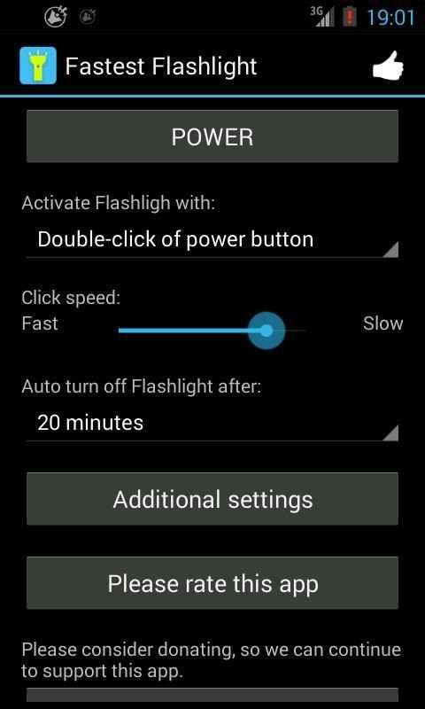 Fastest Flashlight screenshot 3