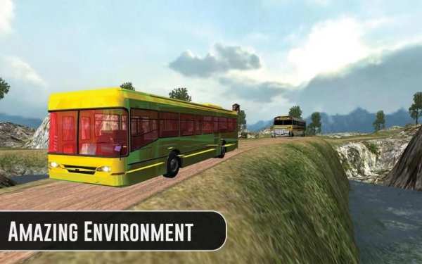 OffRoad Bus Drive Sim 3D 2017 скриншот 2