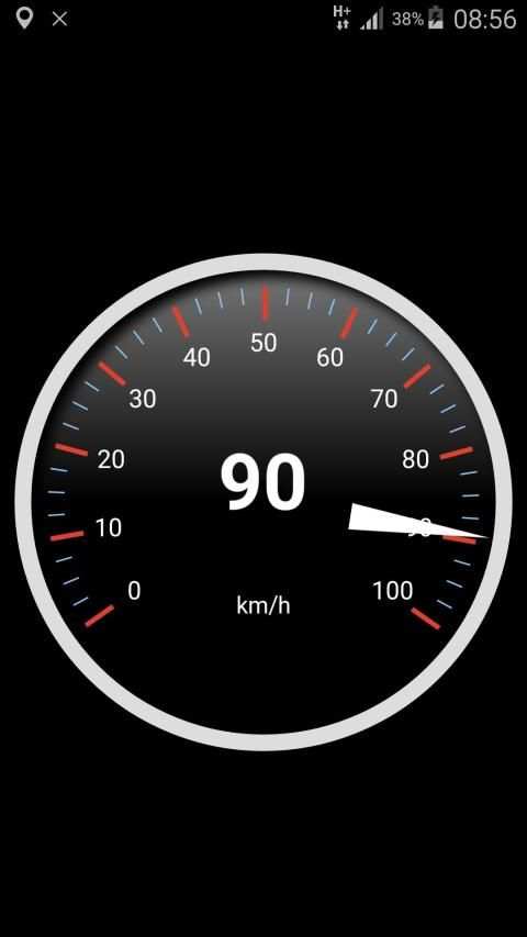 Tachometer km/h mit Entfernungsmesser und HUD स्क्रीनशॉट 8