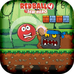 ikon Red Bounce Ball - Bossy Hero 4